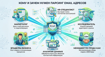 Парсинг e-mail адресов
